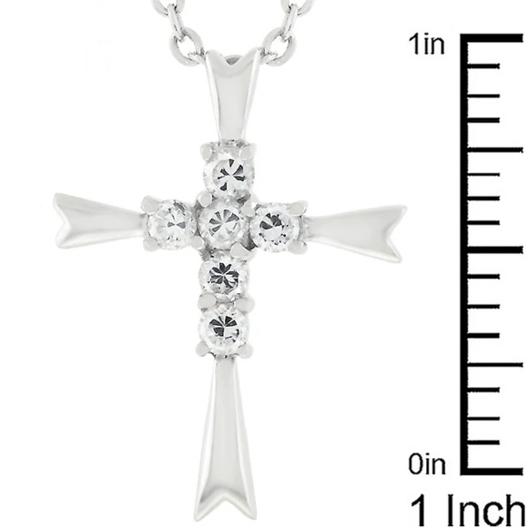 Coupled Cross Pendant - Picture 3 of 3